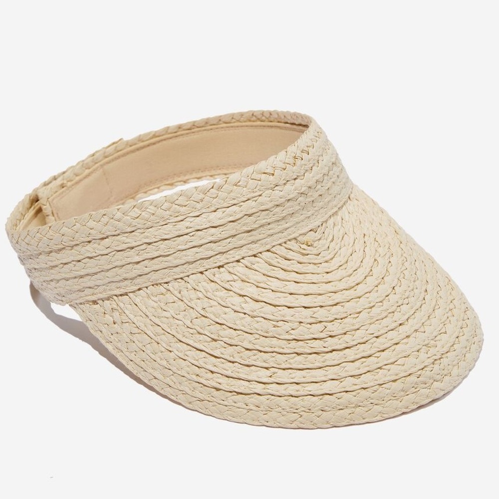 Natural Straw Visor